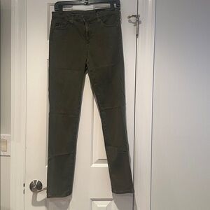 AG Adriano Goldschmied dark Olive Cigarette Leg Jeans